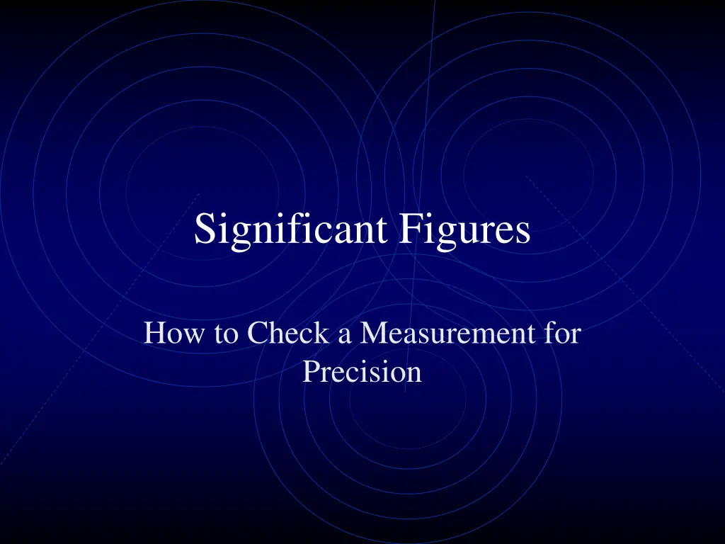 significant figures