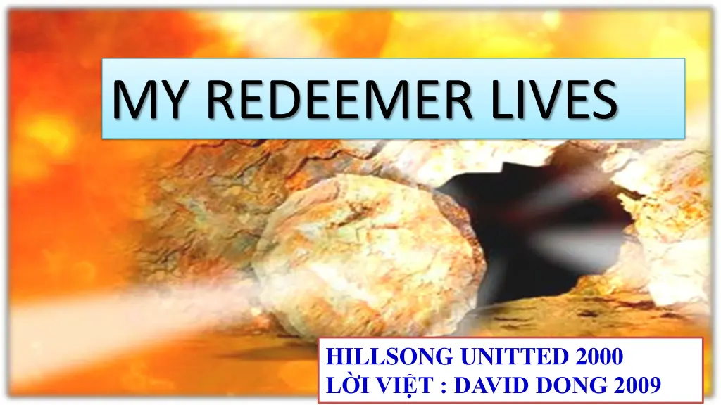 my redeemer lives