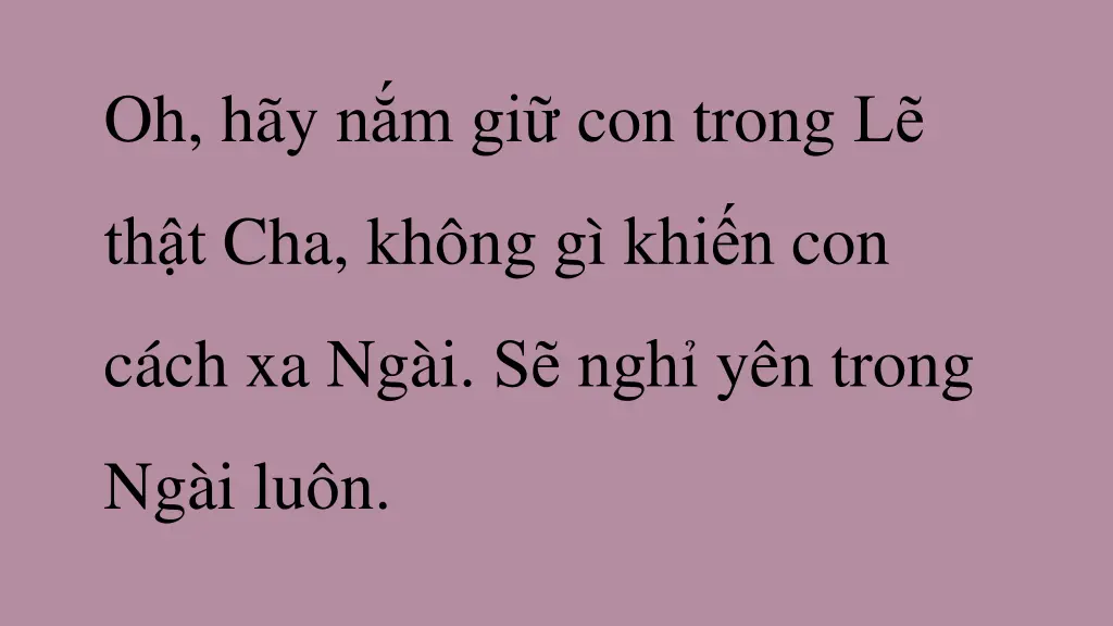 oh h y n m gi con trong l