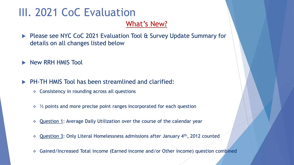 iii 2021 coc evaluation