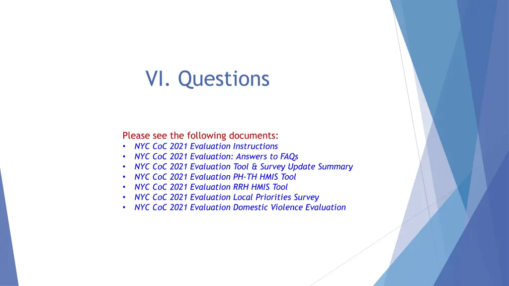 vi questions