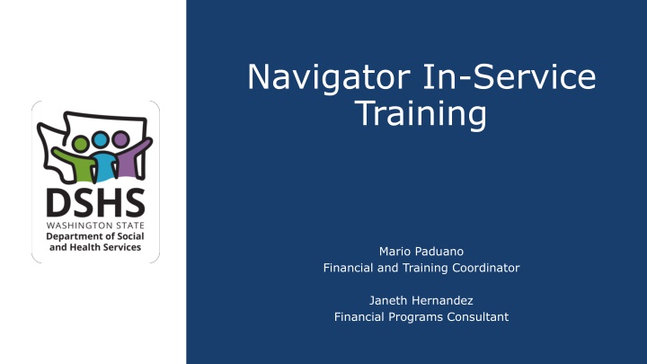navigator in service training
