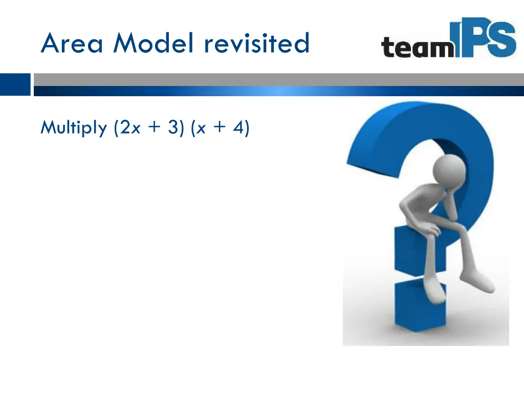 area model revisited
