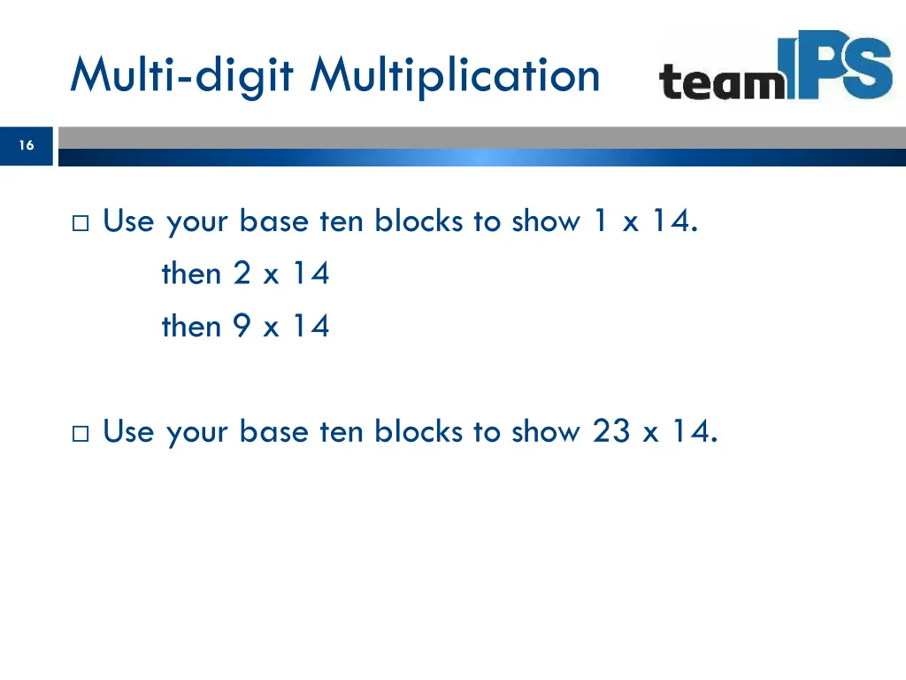 multi digit multiplication