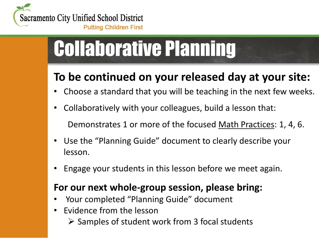 collaborative planning