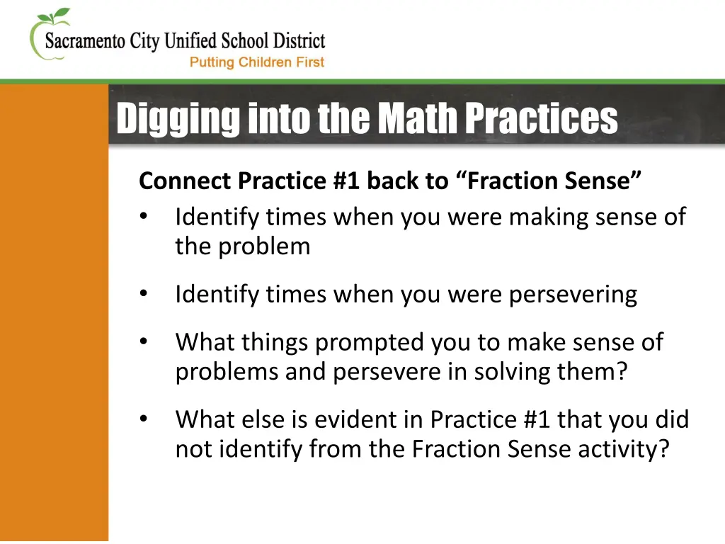 digging into the math practices 2