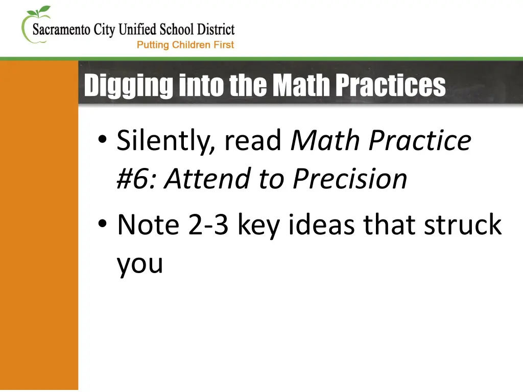 digging into the math practices 3
