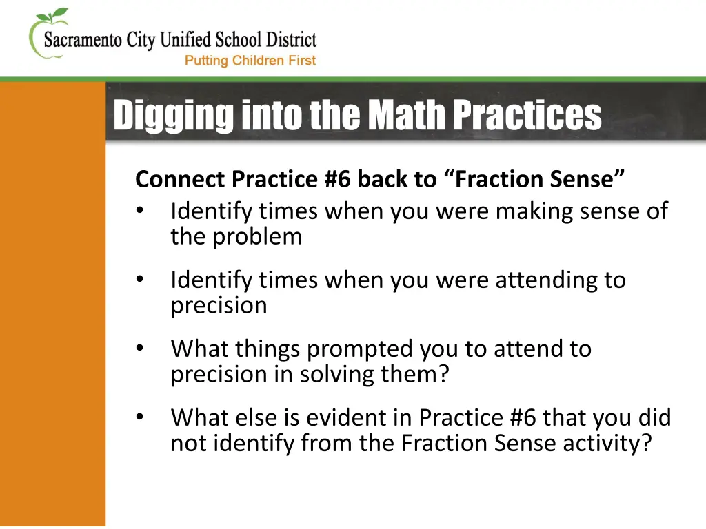digging into the math practices 5