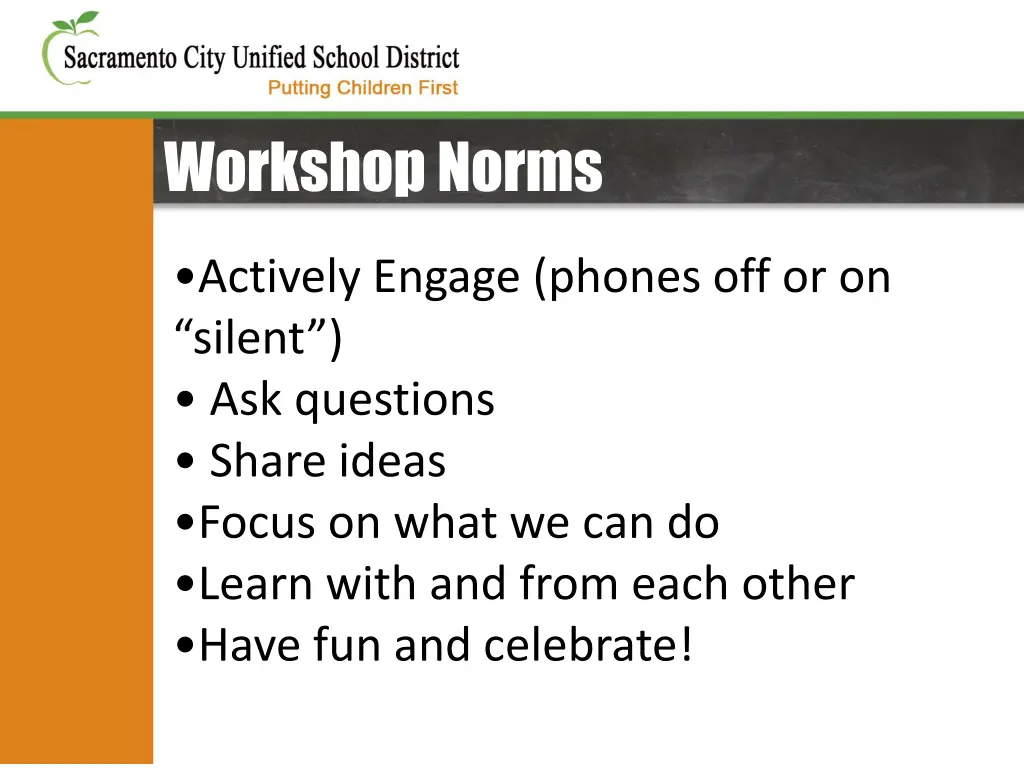 workshop norms