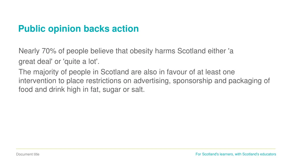 public opinion backs action