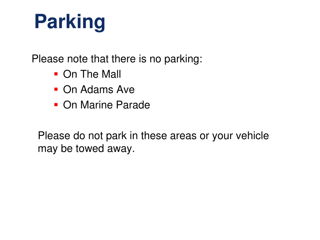 parking