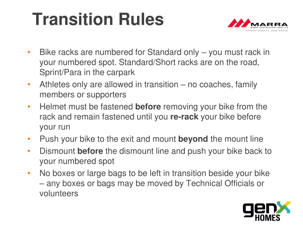 transition rules