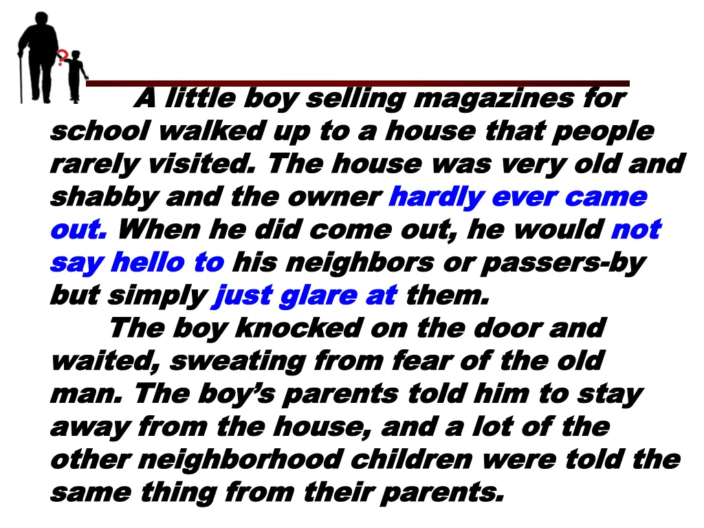 a little boy selling magazines for a little