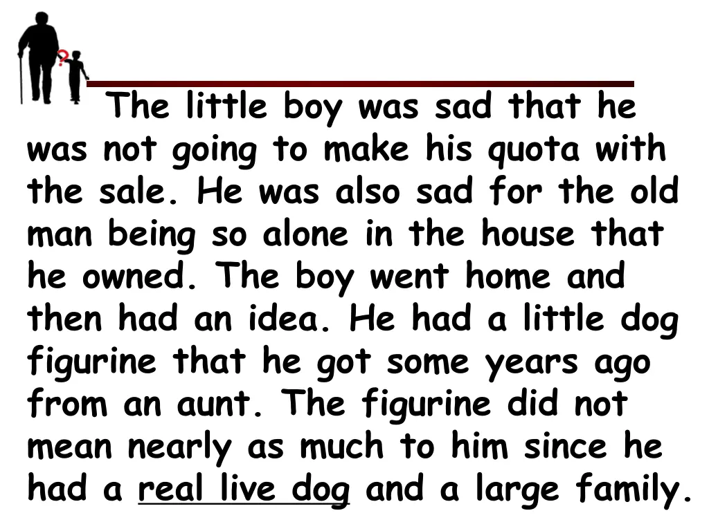 the little boy was sad that he was not going