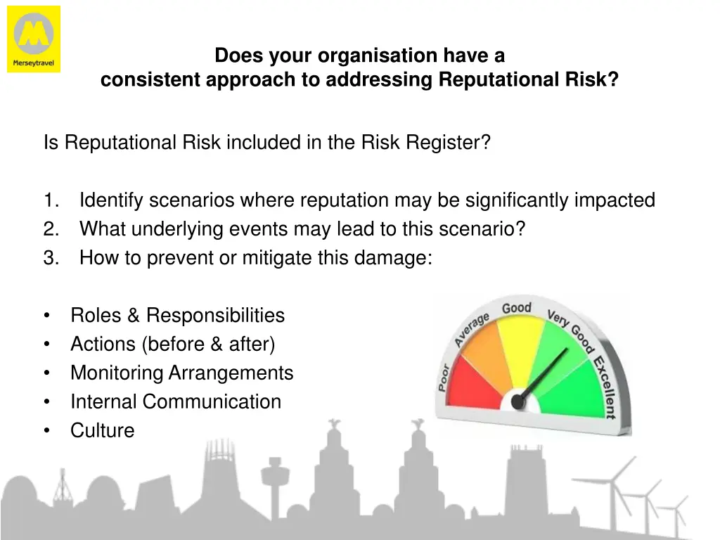 does your organisation have a consistent approach