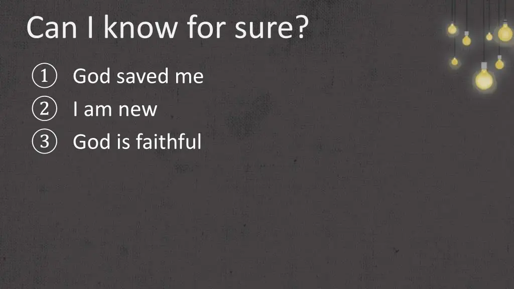 can i know for sure 10