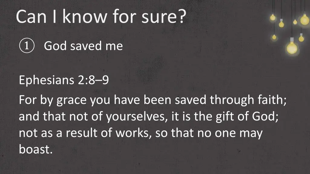 can i know for sure 3