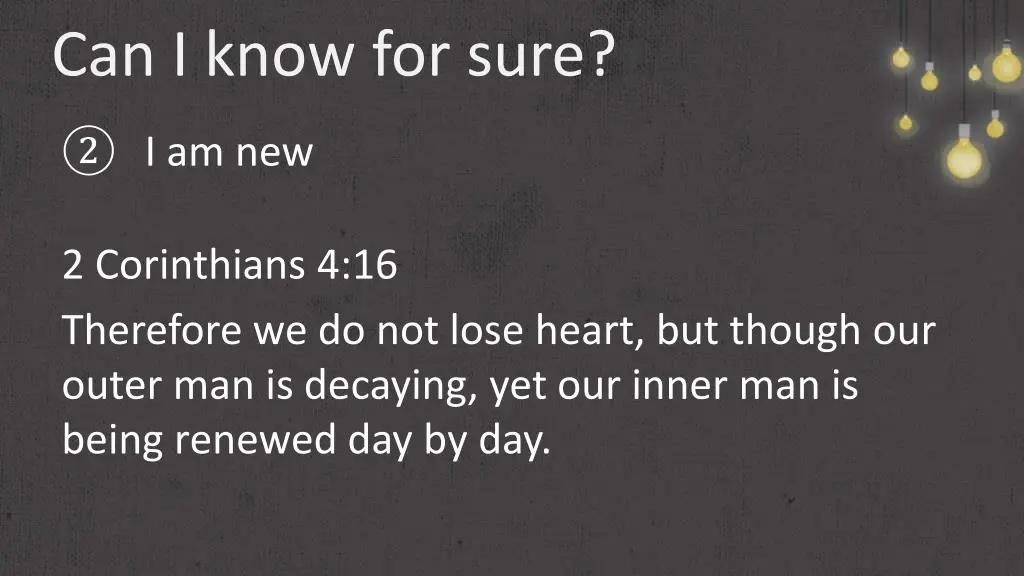 can i know for sure 7