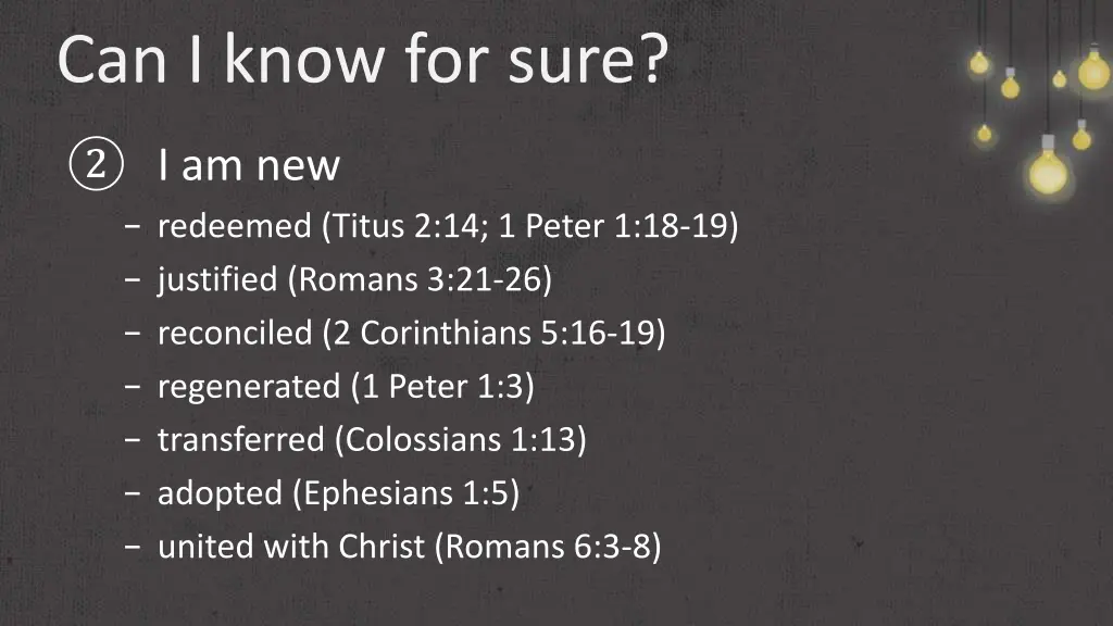 can i know for sure 8