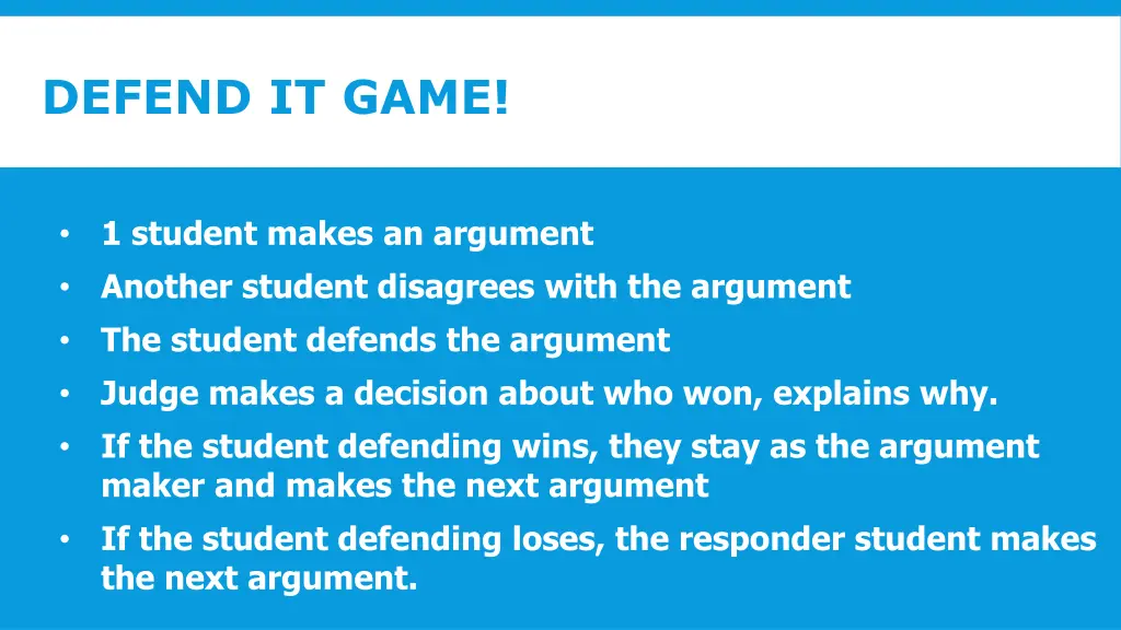 defend it game