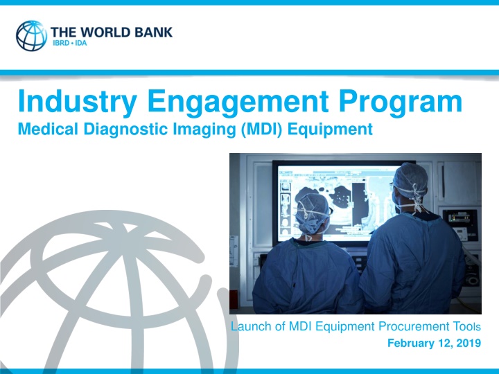 industry engagement program medical diagnostic