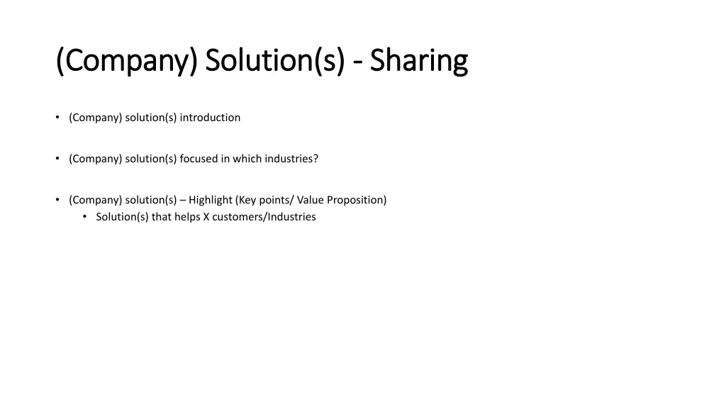 company solution s company solution s sharing 1