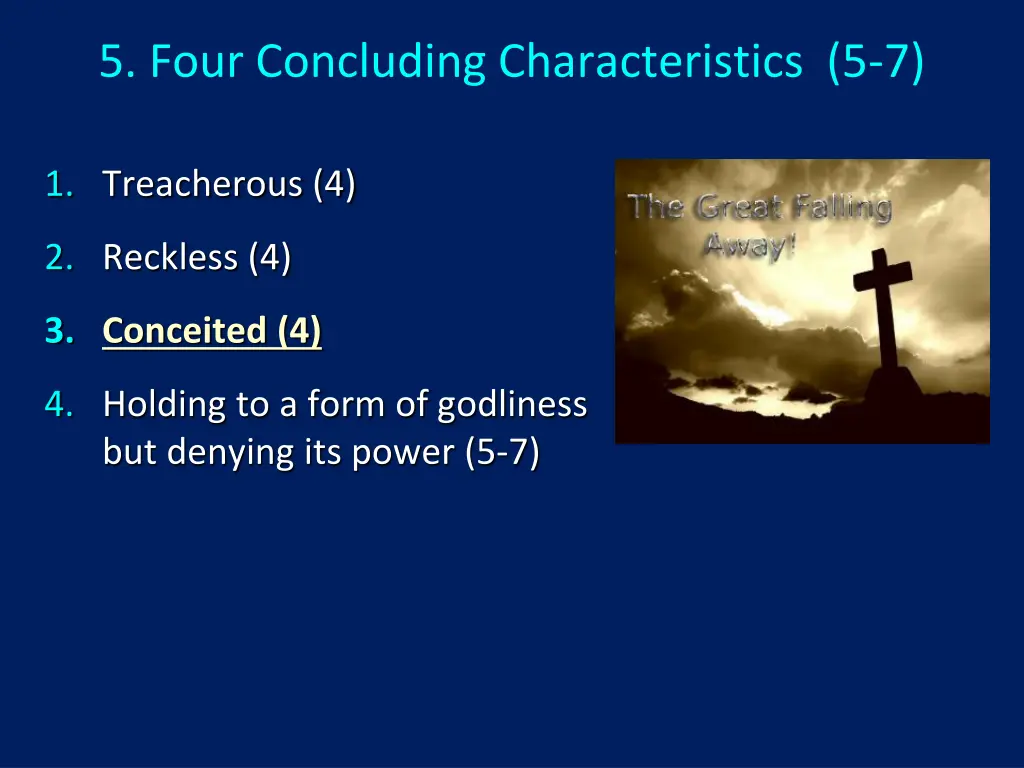 5 four concluding characteristics 5 7 3