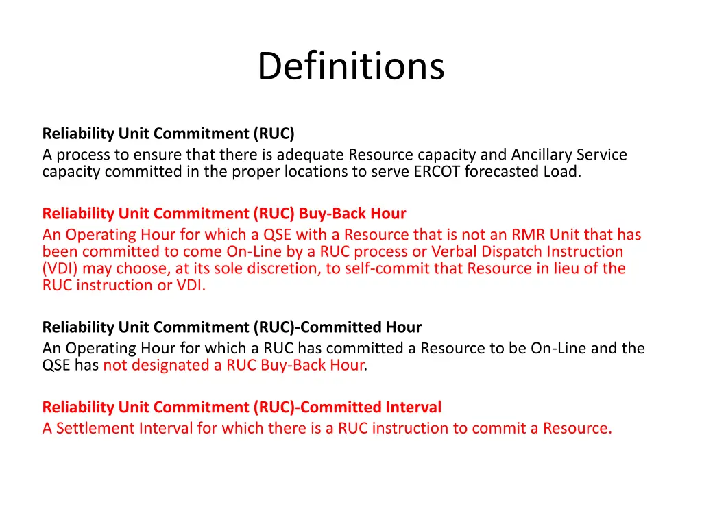 definitions