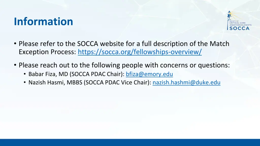 information