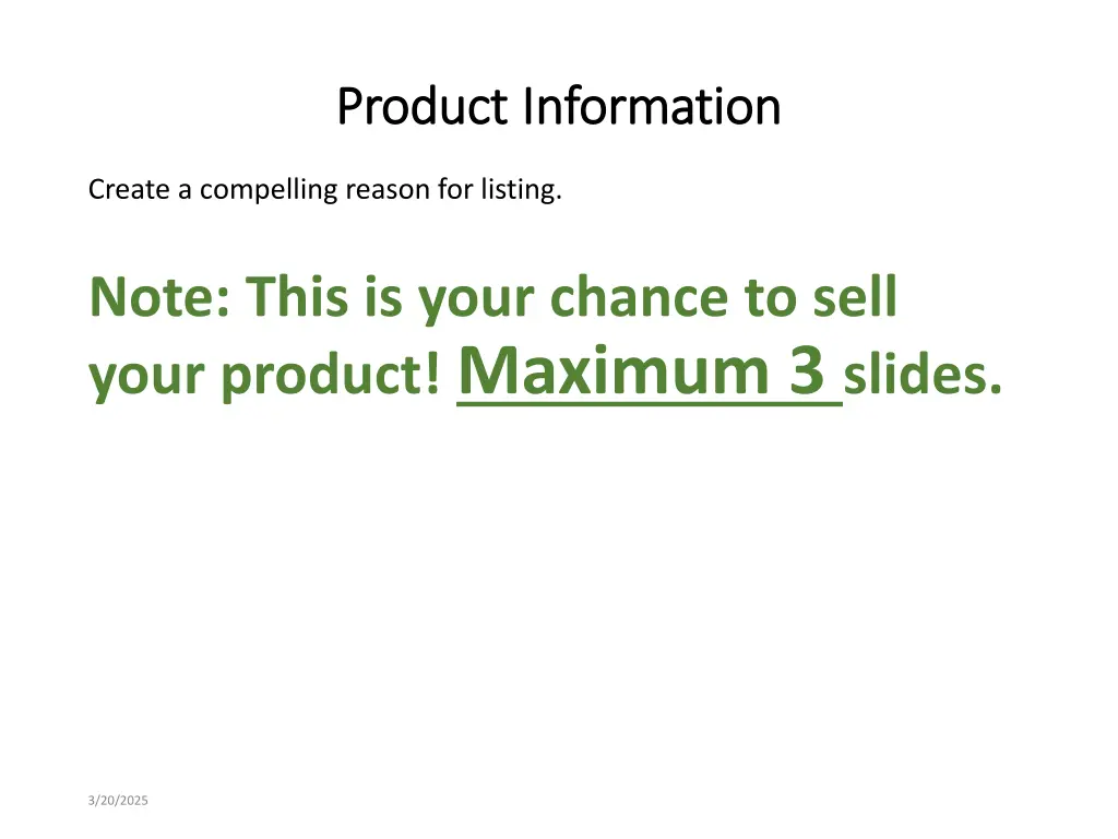 product product information information