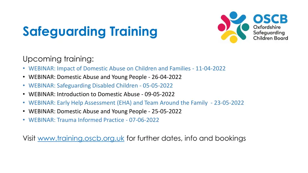 safeguarding training