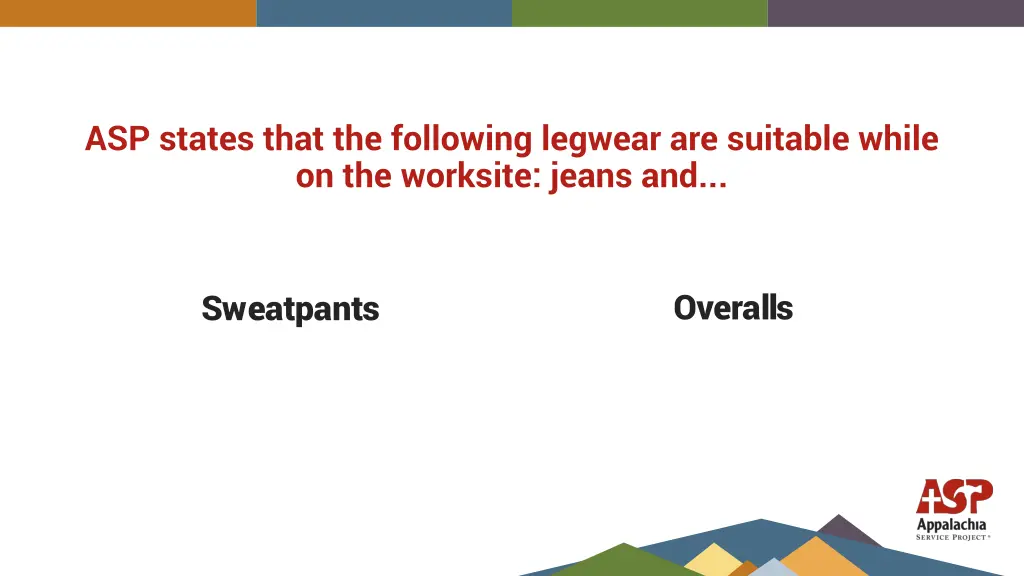 asp states that the following legwear