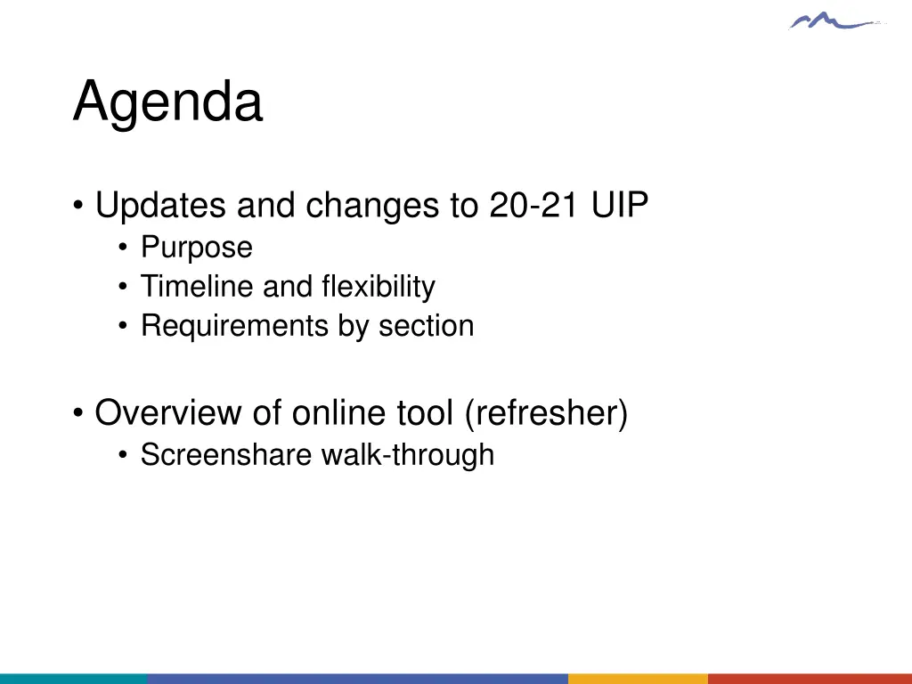 agenda