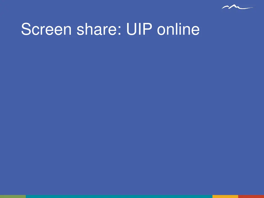 screen share uip online