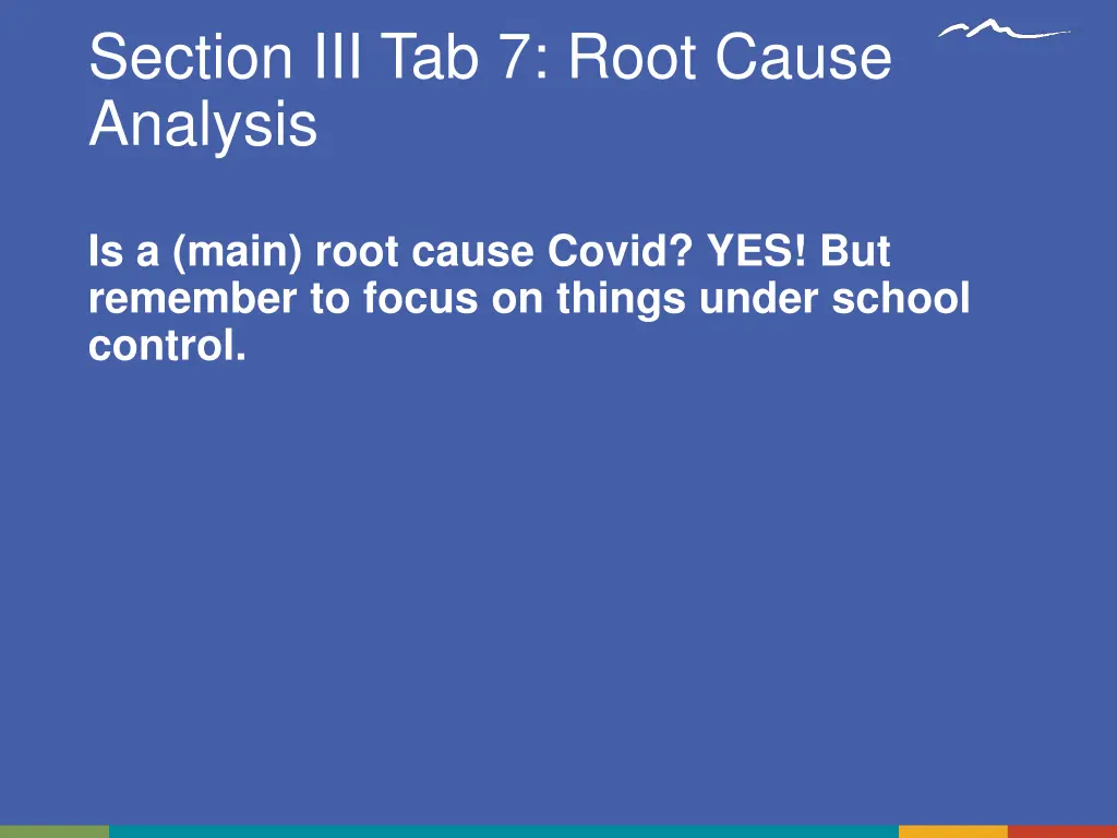 section iii tab 7 root cause analysis