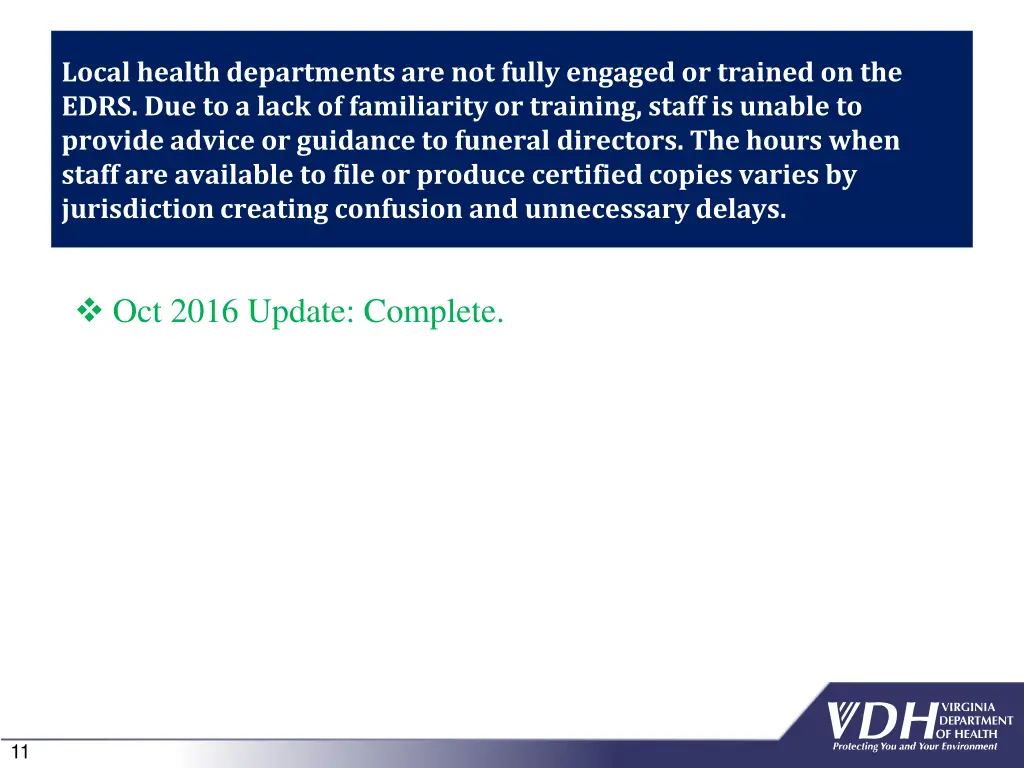 local health departments are not fully engaged