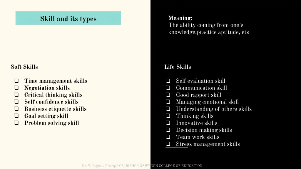 meaning the ability coming from one s knowledge