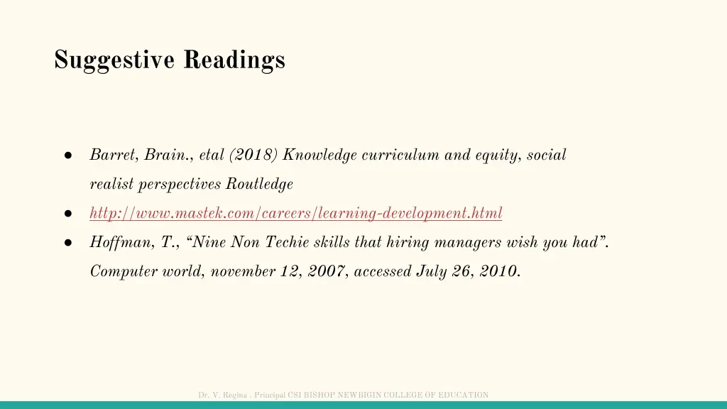 suggestive readings