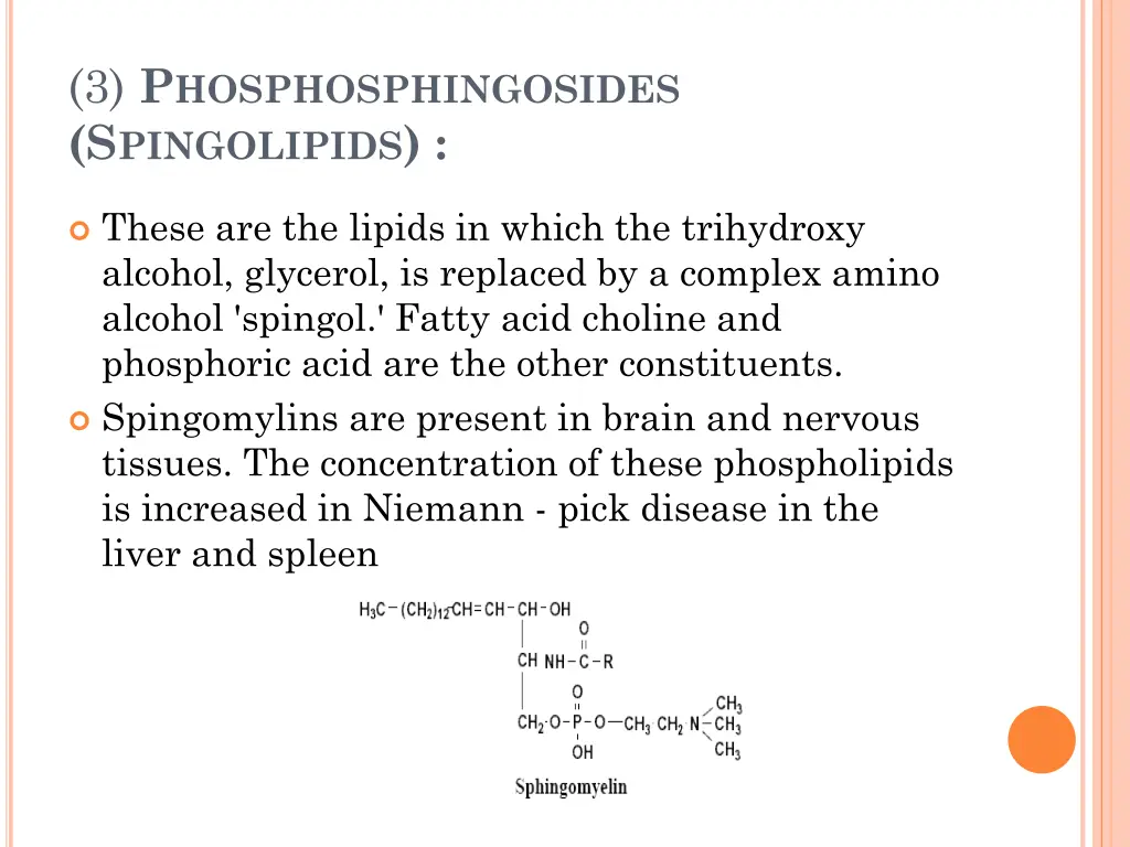 3 p hosphosphingosides s pingolipids