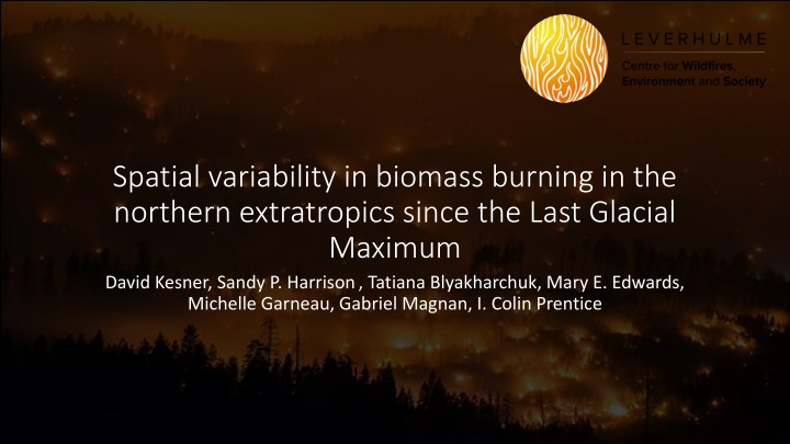 spatial variability in biomass burning