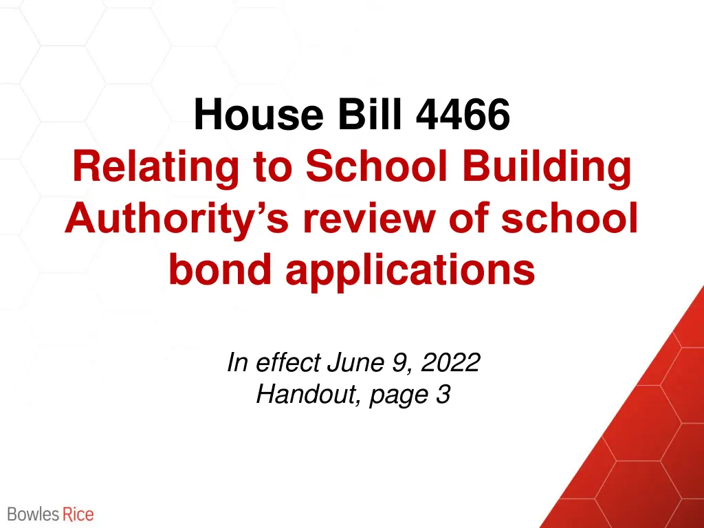 house bill 4466 relating to school building