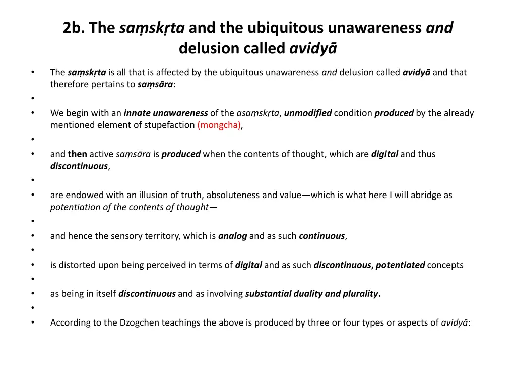 2b the sa sk ta and the ubiquitous unawareness