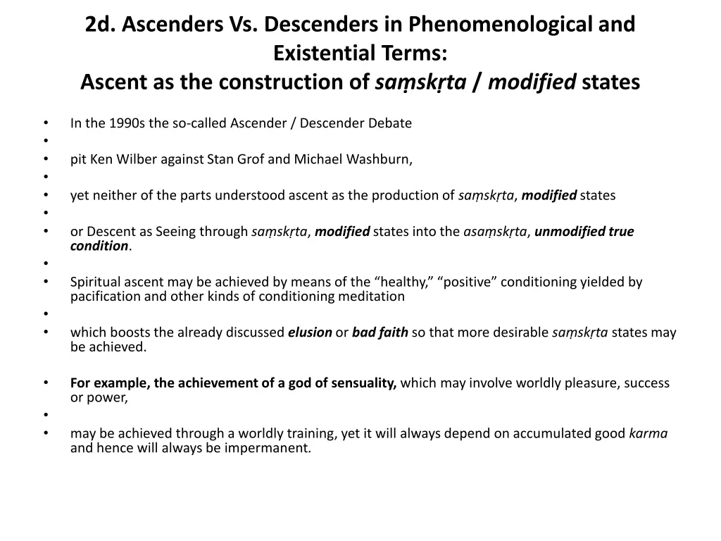 2d ascenders vs descenders in phenomenological