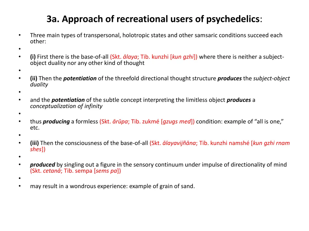 3a approach of recreational users of psychedelics