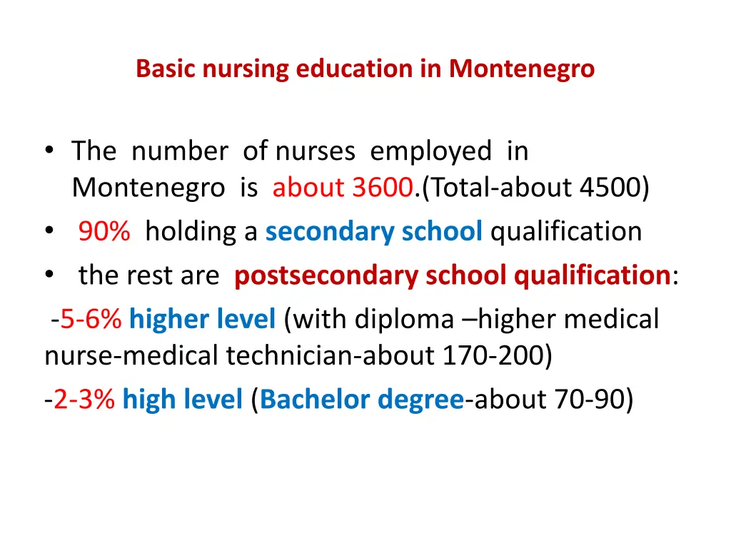 basic nursing education in montenegro 1