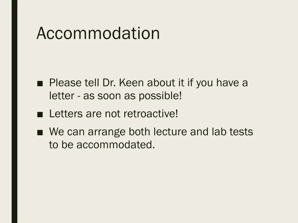 accommodation