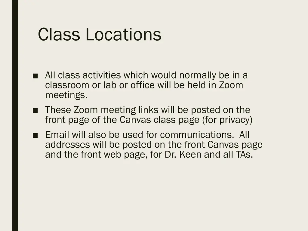 class locations