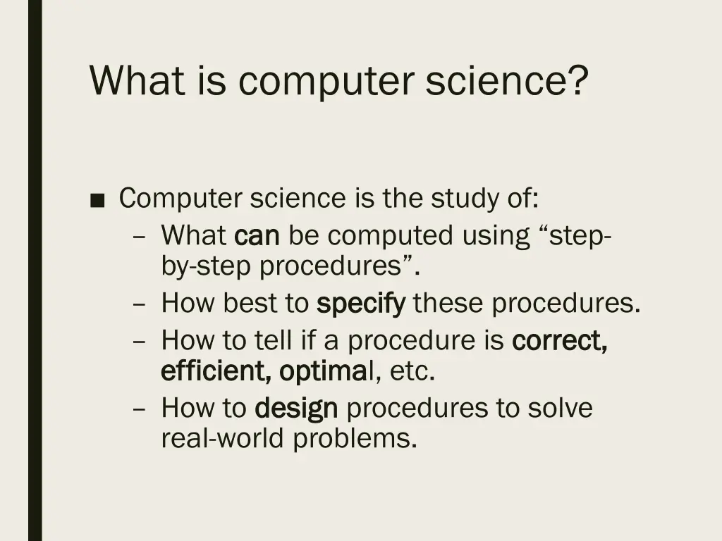 what is computer science
