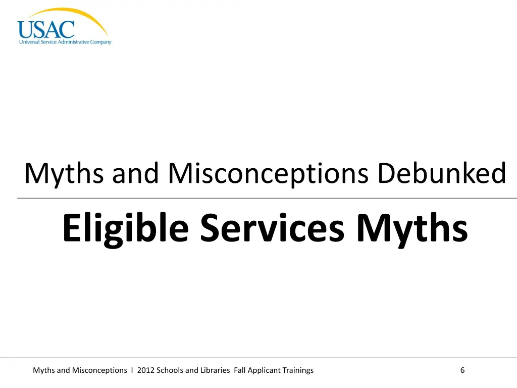 myths and misconceptions debunked eligible