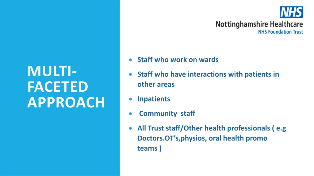 staff who work on wards